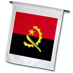 benutzerdefinierte Innenwand dekorative Angola Flagge Banner