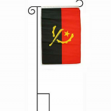 bandera de jardín de angola decorativa banderas de patio de angola de poliéster