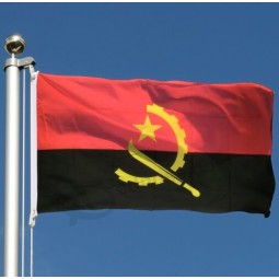 Custom size polyester Angola national country Flag