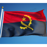 Hete verkoop polyester nationale land vlag van angola