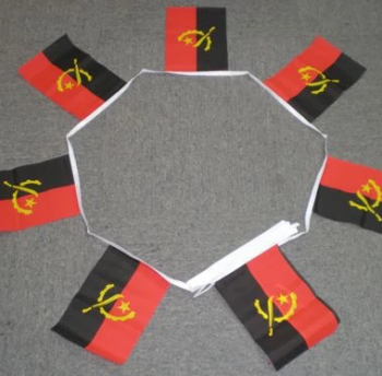 bandeira de estamenha de angola poliéster angola
