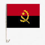 promoção angola carro janela país bandeiras com clip