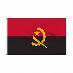 Großhandel Bulk billige Polyester Angola Länder Flagge Banner