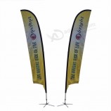 Fahnenmast Beach Flag und stehen für Outdoor