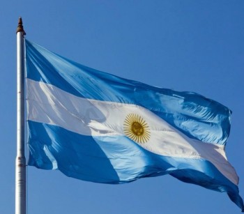 Argentinien-Flaggenstaatsflaggenpolyester-Nylonfahnenfliegenflagge