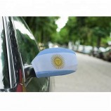 kundenspezifische schnelle Anlieferungsfußballfane Argentinien-Autoseitenspiegel-Abdeckungsgroßhandelsflagge