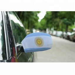 wholesale custom fast delivery football fans argentina car side mirror cover flag