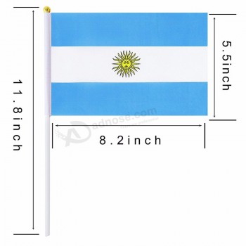 internationale Welt Land Stick Flag Banner Nationalflaggen Argentinien Flagge