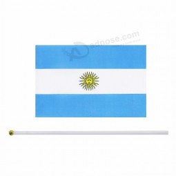 custom printed promotion cheap  hand wave held national argentina country flag