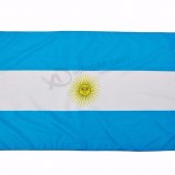 venta al por mayor personalizada de alta calidad de poliéster argentina bandera del país