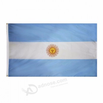 Venda quente Todo o mundo nacional durável poliéster argentina bandeiras do país