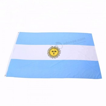 아르헨티나 국기 전문 자신의 공장 직접 모든 세계 국가 내구성 폴리 에스테르 플래그