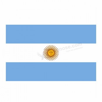 fabricación profesional de china bandera argentina personalizada