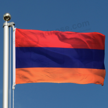 아르메니아 pround 국기 세계 국가 폴리 에스터 아르메니아 국기