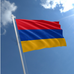 Knitted polyester printed 3*5ft Armenia country flags