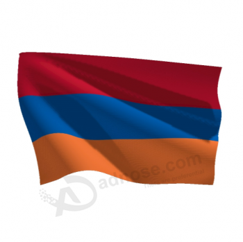 3 * 5 ft fliegende Fahnendruck-Armenien-Flagge für Festival
