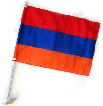 공장 판매 창에 대한 아르메니아 자동차의 국기를 게양