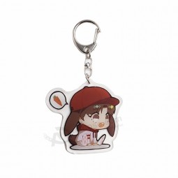 personalisiertes geschenk gedruckt anime acryl kunststoff schlüsselbund