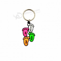 aangepaste rubberen olifant sleutelhanger zachte PVC sleutelhanger