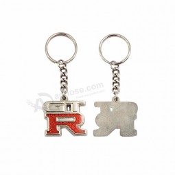 fabriek directe verkoop metalen sleutelhanger, 3d aangepaste sleutelhanger