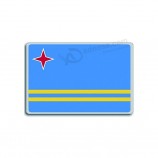 Горячий логотип OEM индивидуальный популярный туристический сувенир аруба флаг аруба сувенирный магнит на хо