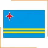 kundenspezifische Qualitätsgroßhandelsstaatsflaggen von Aruba
