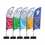 beach flag da esterno di alta qualità con stampa completa