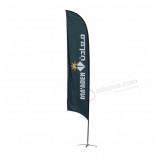 hochwertige Fiberglas Pol Strand Flagge gesetzt