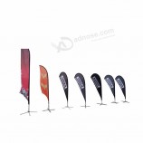 Außenwerbung Teleskop Wind Strand Flagge