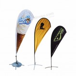 custom made beach flying banner advertentievlag, teardrop vlaggen uk