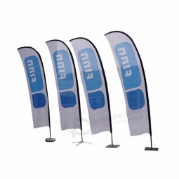 banner pubblicitario con fiocco bandiera promozionale