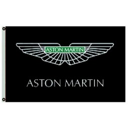 venta al por mayor de alta calidad personalizada annfly aston martin flag 3x5ft banner