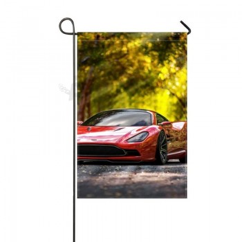 benutzerdefinierte Großhandelskonzept DBC Aston Martin Garten Flagge 12 x 18 Zoll