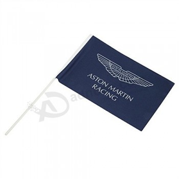 Fabrik Großhandel benutzerdefinierte Aston Martin Racing Hand Flagge