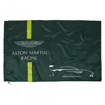 Großhandel benutzerdefinierte hochwertige Aston Martin Racing Team Flagge