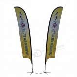 werbung benutzerdefinierte strand flagge banner UV wasserdicht feder flagge
