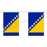 ボスニア・ヘルツェゴビナの旗9mホオジロ22cm x 15cm（9 