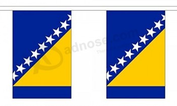 Wholesale Bosnia and Herzegovina Flag 9m Bunting 22cm x 15cm (9