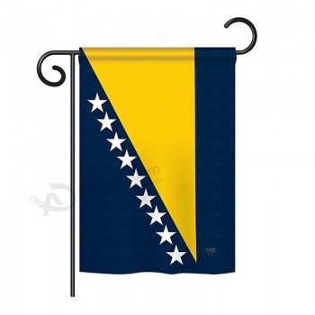 Großhandel Bosnien und Herzegowina Flaggen der Welt Nationalität Impressionen dekorative vertikale Garten Flagge 13 