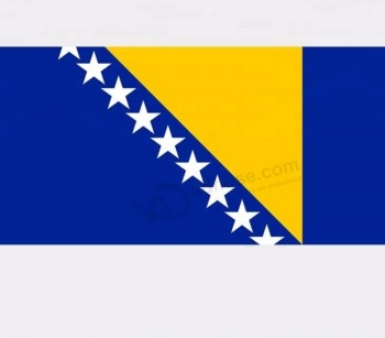 impressão sublimada bandeira do país da bósnia e herzegovina