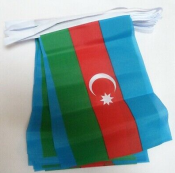 아제르바이잔 문자열 플래그 축구 클럽 아제르바이잔 장식 플래그