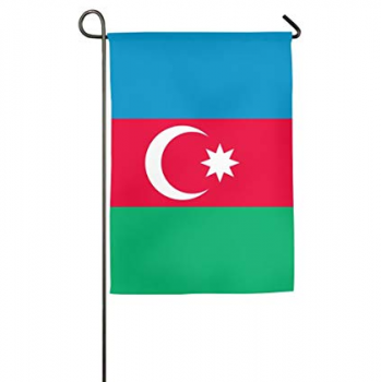 bandera decorativa del jardín de azerbaiyán patio de poliéster banderas de azerbaiyán
