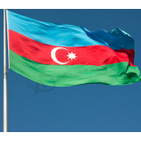 groothandel 3x5ft custom nationale vlag van azerbeidzjan