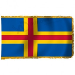 bandera personalizada de las islas aland 3X5 pies de nylon PH y FR