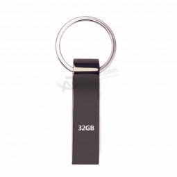 venta al por mayor personalizada USB flash 2.0 64 gb impermeable metal pendrive llavero