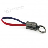 2019 Nieuw binnen sleutelhangerontwerp USB-datakabel 2 in 1 draagbare reislader Micro USB Snel opladen voor iPhone voor Android