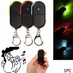 mini anti-lost Key finder wireless alarm smart Tag Key locator keychain tracker whistle sound LED light things tracker