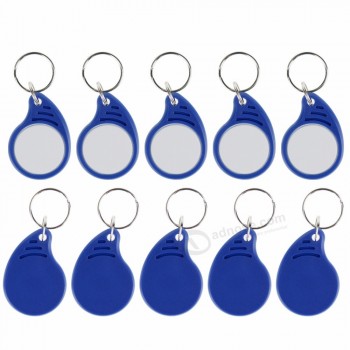 Nova chegada rfid IC keyfobs 13,56 MHz chaveiros NFC key tags iso14443a MF clássico 1k token tag para sistema de controle de acesso inteligente