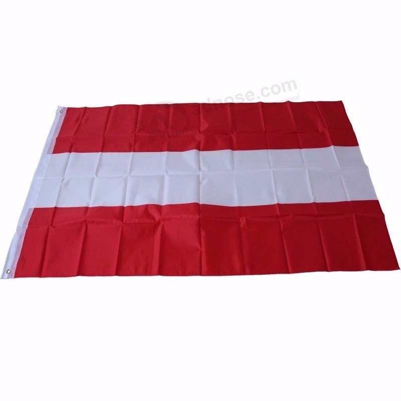 voorraad 3 * 5ft polyester Oostenrijk land nationale vlag