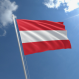 Impresión digital de poliéster estándar austria bandera del país
